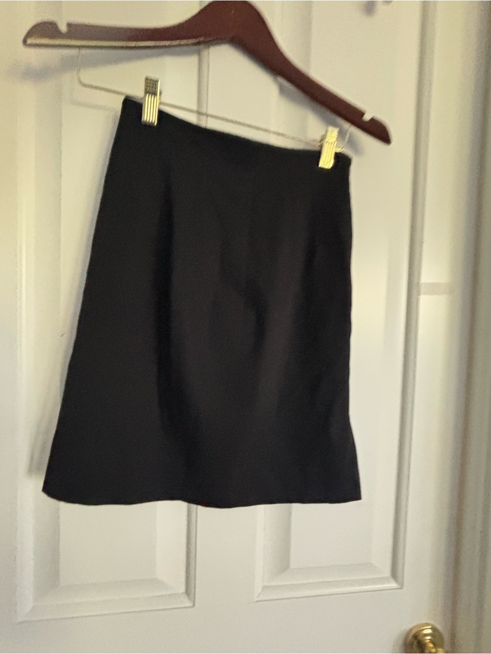 Classic Black Women’s A-Line Skirt Liz Claiborne Petite 2